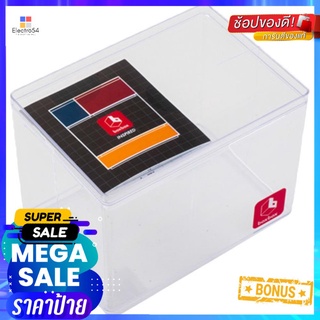 กล่องซ้อนได้ BOXBOX BB02021 9x12.8x9.75 ซม. สีใสSTACKABLE STORAGE BOX BOXBOX BB02021 9X12.8X9.75CM CLEAR