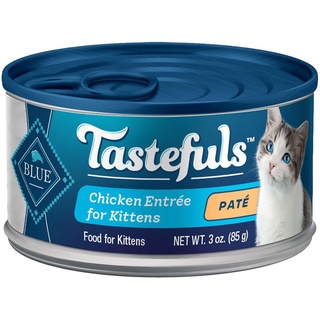 อาหารเปียกลูกแมวเกรดพรีเมี่ยม Blue Buffalo Tastefuls Chicken Entrée Kitten Pate 85 กรัม