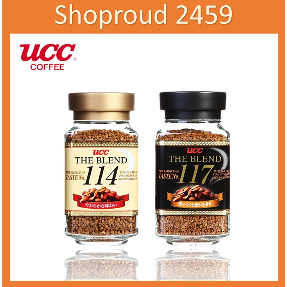 กาแฟ Coffee The Blend 117 และ 114 กาแฟแท้ The Blend ขนาด 70 กรัม ตรา UCC