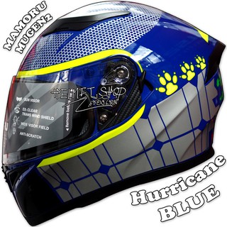 MAMORU รุ่น HURRICANE สี BLUE แว่น 2 ชั้น นวมถอดซักได้