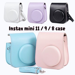 กระเป๋ากล้อง instax mini11 mini9 mini8 bag พร้อมส่ง pu case mini 11 9 8