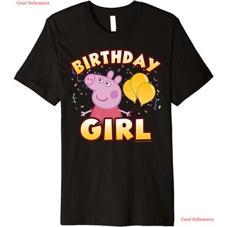 ถูกสุดๆPeppa Pig Birthday Girl Premium T-Shirt peppa peppa pigเสื้อยืด เสื้อยืด cartoon คู่รหัสเต็ม