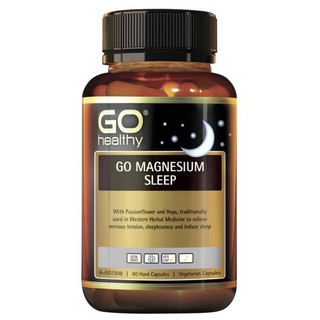 GO Healthy Magnesium Sleep 60 Vege Capsules(สินค้า pre-order)