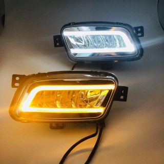 Mastersat FORD Everest รุ่นปี 2016-18 ไฟ Led Day light+ไฟเลี้ยว แบบD ในกันชนหน้า ตรงรุ่น ผลิตจากวัสดุ ABS อย่างดี กันน้ำ