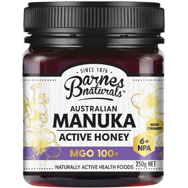 PRE-ORDER Barnes Naturals Australian Manuka Honey MGO 100+, NPA 6+, 250 g, 500 g, 1 kg.