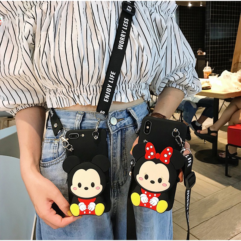 สําหรับ Vivo X100 X80 X90 Y100 Y200 V19 V27 Pro Y04 Y05 Y21d Y31 Y18 Y28S Y03T สายคล้องคอและกระเป๋าธ