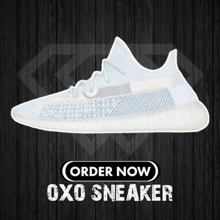 ADIDAS ORIGINALS YEEZY BOOST 350 V2 CLOUD WHITE Ice Blue Angel (Originals Quality 100%) FW3043 ADIDAS WOMEN MEN SHOES KA