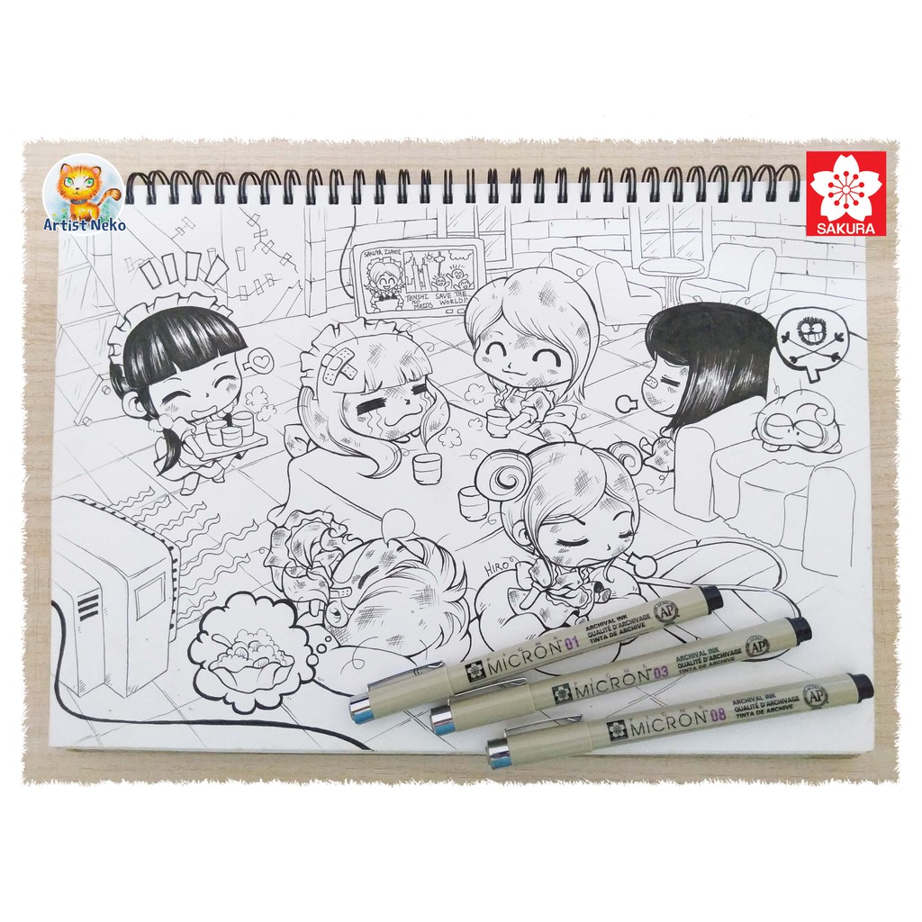 ปากกา SAKURA PIGMA MICRON ARTLINE