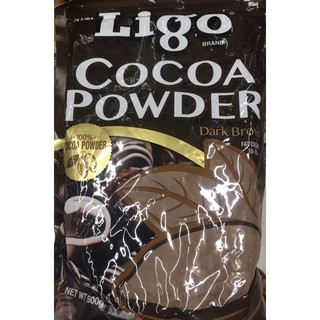 ลิโกผงโกโก้สีเข้ม 500กรัม LigoCocoaPowderDarkBrown 500g