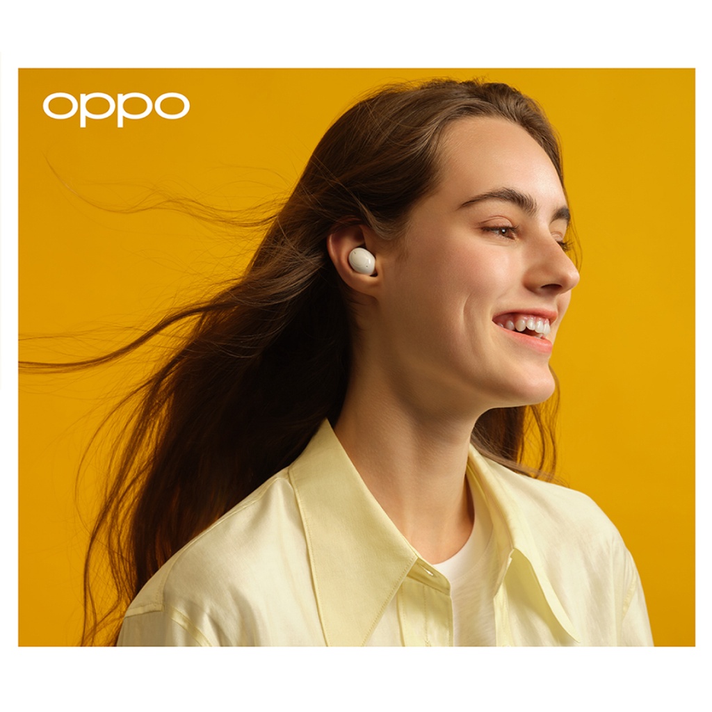 New OPPO Enco Buds หูฟังไร้สาย เสียงระดับ HD All Day Music. Nonstop รับ ...