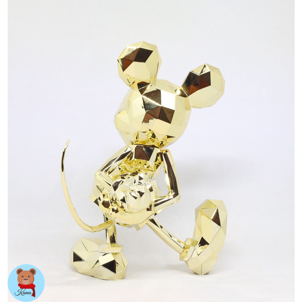 พร้อมส่ง Polygo Mickey Mouse Silver 005 Gold 006  Disney 🇯🇵มิกกี้เมาส์ ดิสนี่ย์ โมเดล สีเงิน สีทอง #4