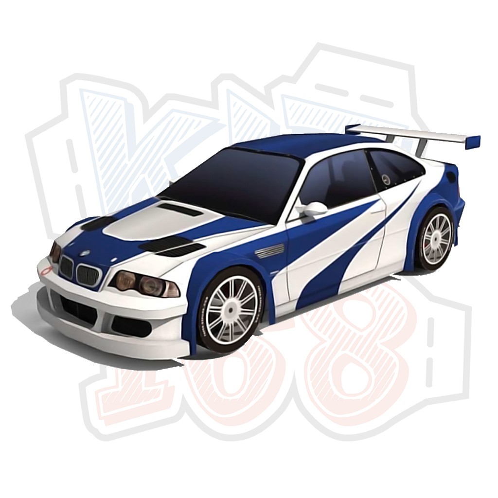 กระดาษรุ่น BMW M3 GTR (E46) - Need for Speed
