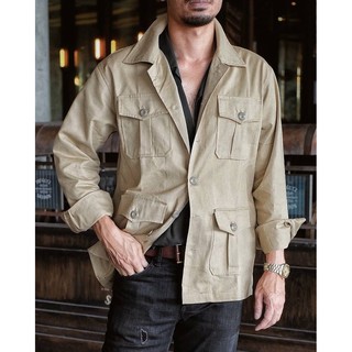 SAFARI JACKET (สีกากี)