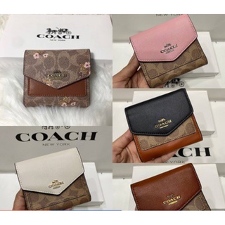 กระเป๋าสตางค์ coach หนังแท้ งาน outlet สวยมากค่ะ🌈🌈