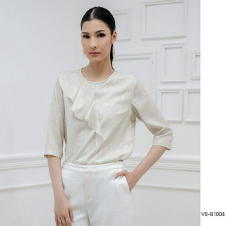 AMILA Blouse VE-B1004 by VERONIQA พีชสกิน แขนยาว IGPU23-1