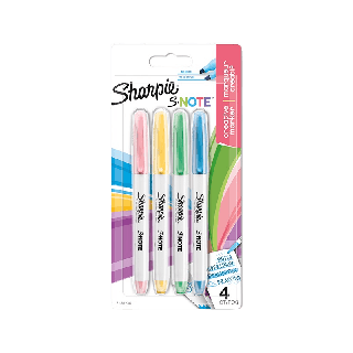 Sharpie S Note Creative marker Pack 2 Pack 4 ปากกาชาร์ปี้ S Note หัวปากกา 2-in-1 แพ็ค 2 ด้าม 4 ด้าม