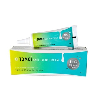 Tomei Anti-Acne Cream โทเมอิ แอนตี้-แอคเน่ 5 G. (1 หลอด) ครีมแต้มสิว ลดรอยแดง