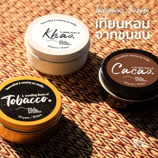 เทียนหอมจากชุมชน "PILA Farm Scented Candles"  ผลิตจากไขถั่วเหลืองธรรมชาติ