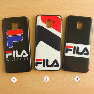 Samsung J6 / J6 Plus เคสขอบนิ่มเส้นนูน FILA