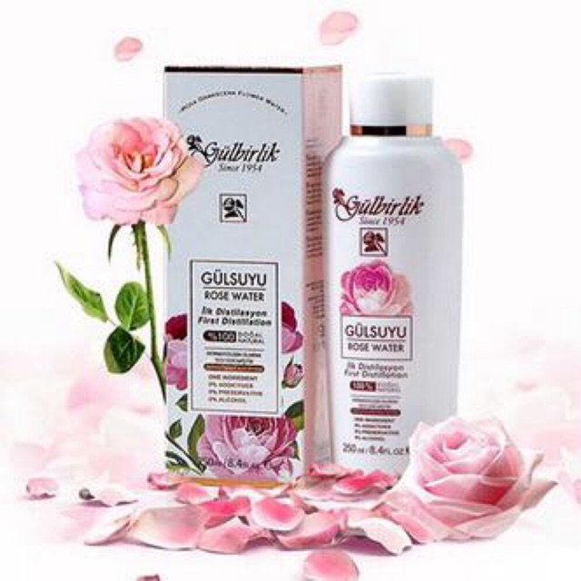 Gulbirlik ROSE WATER น้ำแร่กุหลาบเข้มข้น 100% จากตุรกี ขนาด 250 ML.