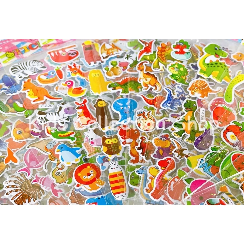 สติ๊กเกอร์ตัวนูนลายการ์ตูน ชุด1 thumbnail 8