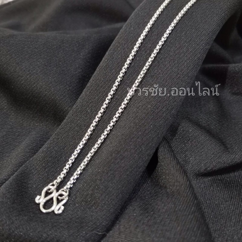 สร้อยเด็ก สร้อยสแตนเลสลายผ่าหวาย สร้อยสแตนเลสแท้ ใส่อาบน้ำได้โดนน้ำหอมได้ ไม่ลอกไม่ดำ สินค้าไทยพร้อมส่ง สร้อยห้อยพระ