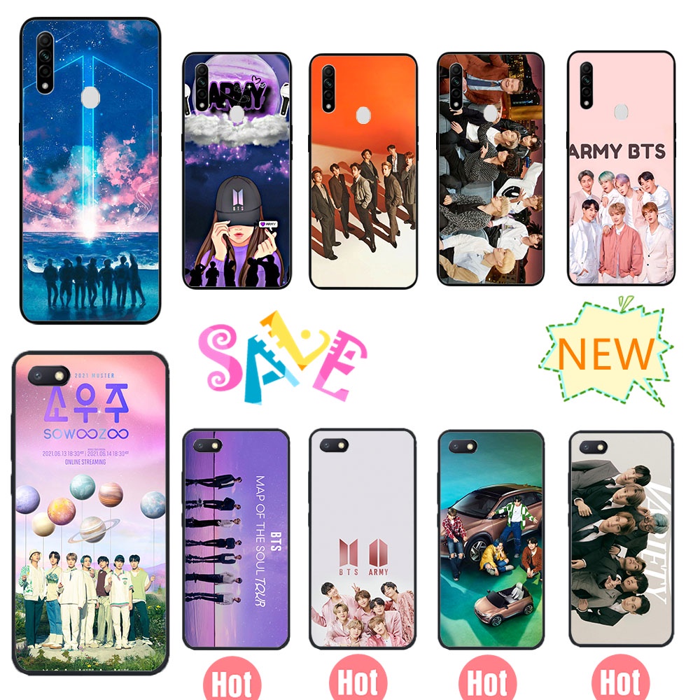 Army Bts Casing OPPO A16 A54 A94 F19 Pro A93 4G 5G เคสโทรศัพท์
