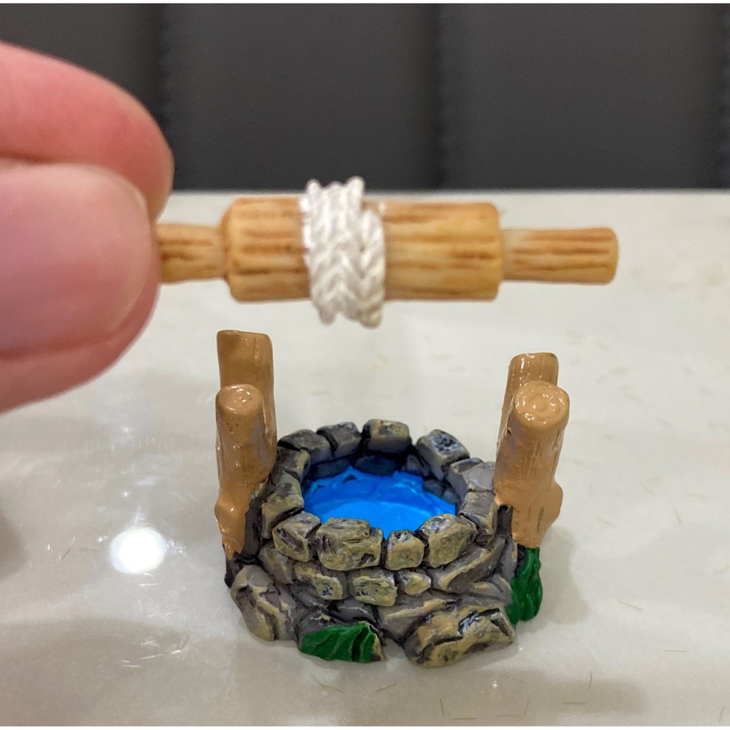 บ่อน้ำ ตกแต่งสวน ตุ๊กตาตกแต่งสวน อุปกรณ์ตกแต่งสวน เรซิ่น - รูปที่ 4