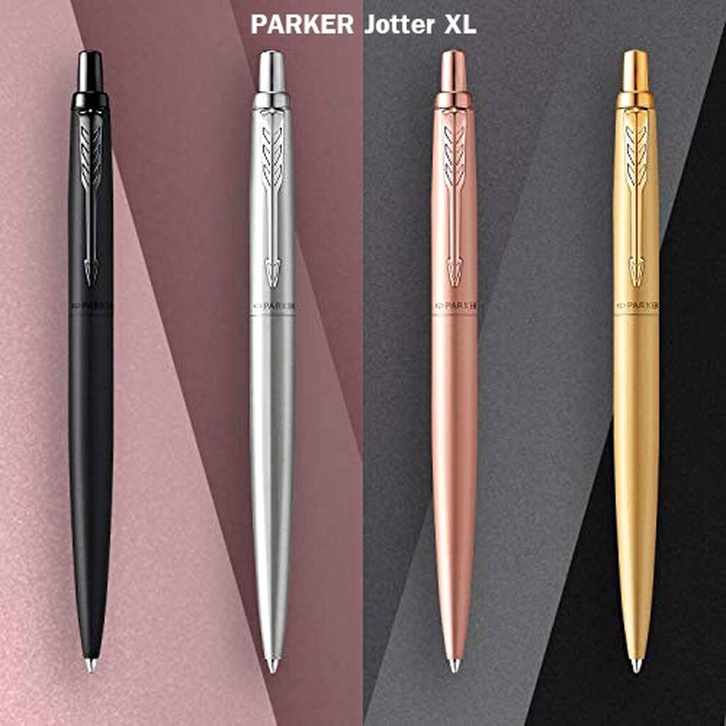 ปากกาลูกลื่น Parker Jotter XL Monochrome New!! ( เลือกสีได้) หมึกสีดำ (ของแท้ 100%) ไม่รับสลักชื่อ