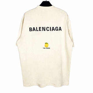 【Lemon】เสื้อยืด Balenciaga 1:1Tags 22SS 7สี เย็บปักถักร้อย คุณภาพเคาน์เตอร์