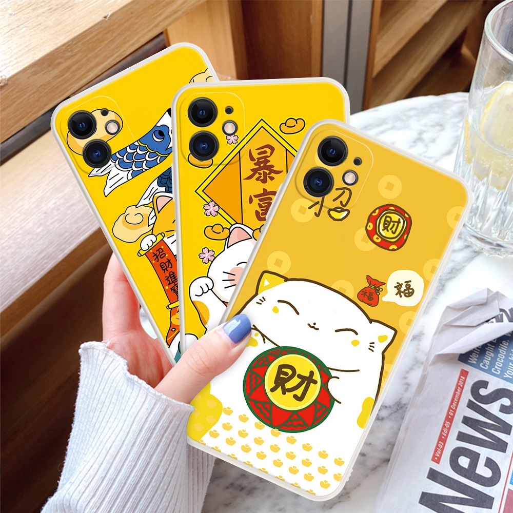 Infinix Note 10 11 Pro Hot 10 Play 10s 11s TPA Case Cute Cartoon Make A Ffortune Painted Phone Case For Tecno Camon 17 Pro 17P Spark 7 Pro Anti-drop Shockproof Pattern Back Shell #8