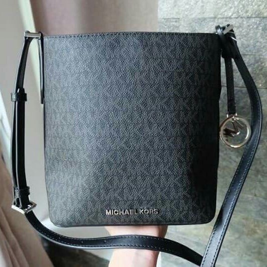 MICHAEL KORS MK LOGO KIMBERLY SMALL BUCKET CROSSBODY BAG