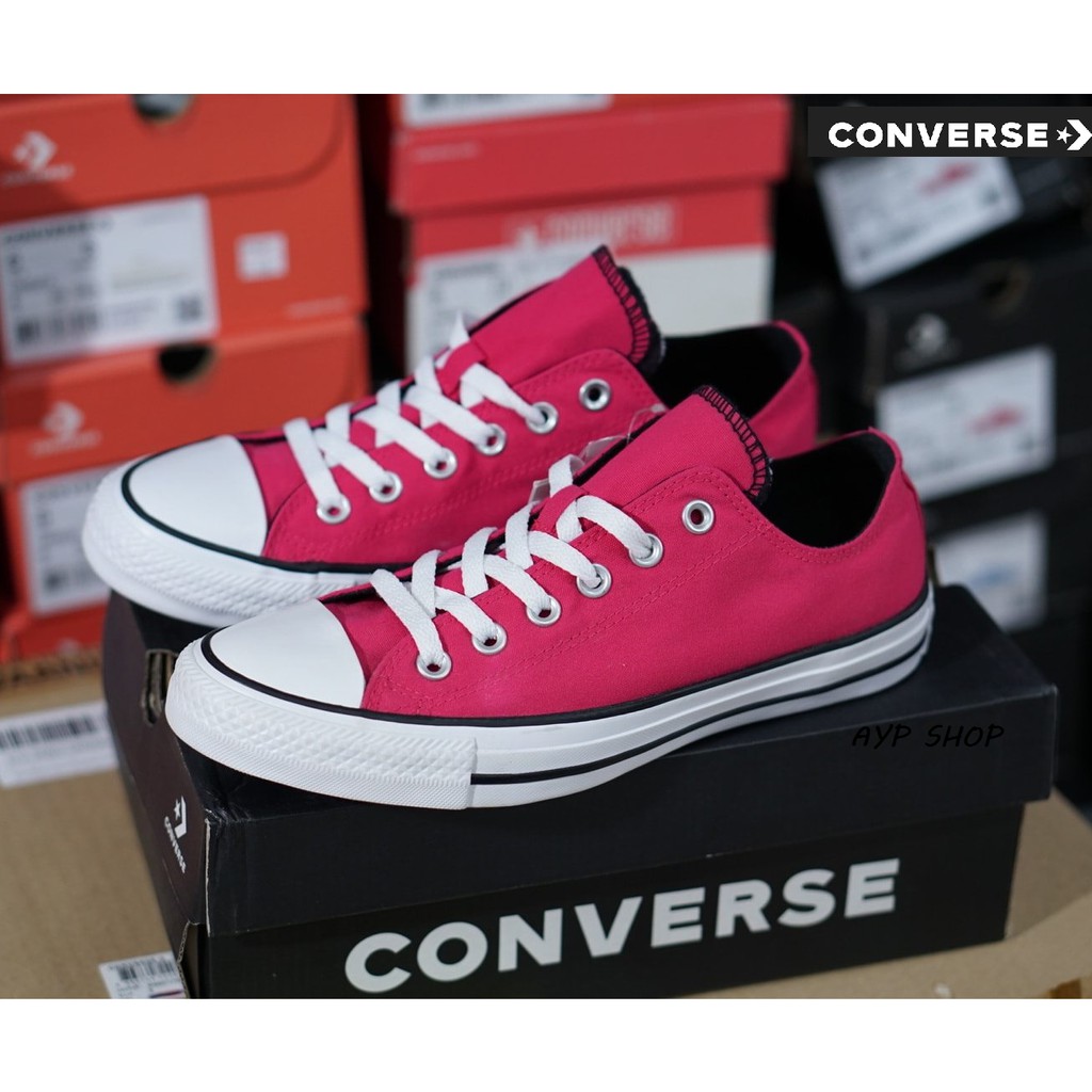 Converse All Star Double Tongue OX Red (รับประกันสินค้าของแท้)
