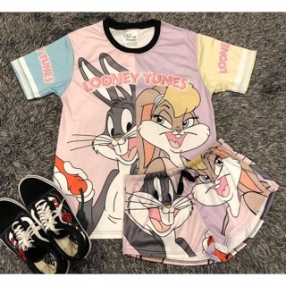 เซทเสื้อยืด &amp; กางเกงขาสั้น ลาย bugbunny