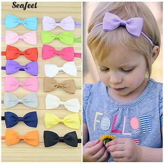 10Pcs ทารกเด็กทารกหัวแม่มือ Bow Headband เด็กแรกเกิดผม Band Headdress Headwear