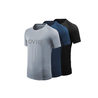 โปรโมชั่น : OVICX เสื้อยืด เสื้อออกกำลังกาย ฟิตเนส เสื้อยืดสำหรับเล่นกีฬาออกกำลังกาย Training T-Shirt