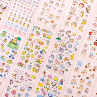 สติ๊กเกอร์ตกแต่ง สีสันสดใส น่ารัก cute