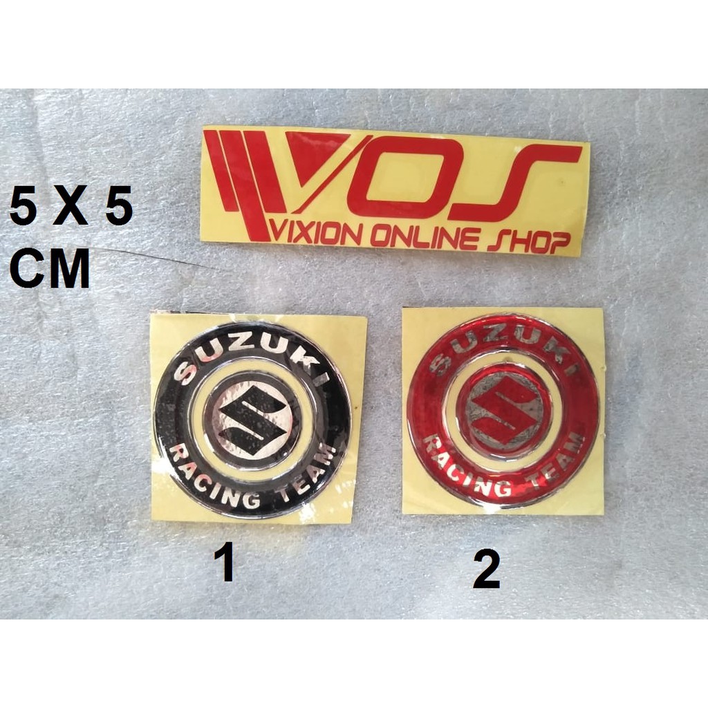 สติ๊กเกอร์ RAISED TEAM SUZUKI PACING