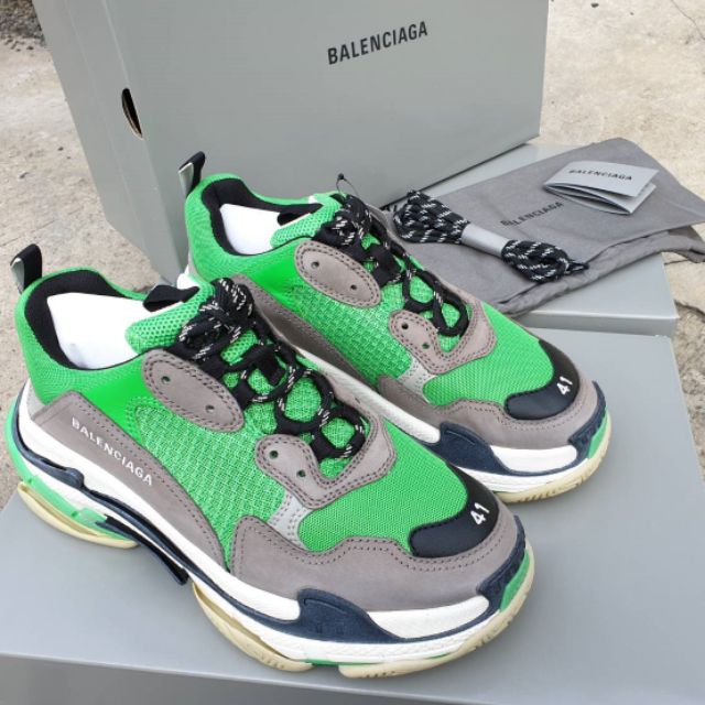 Balenciaga Triple S Xanh vang dxanh Giay dep rchất