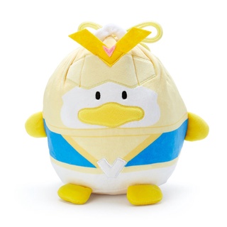 กระเป๋ารูดเชือก Sanrio Hapidanbui Hero Collection แบบ Ahiru no Pekkle ขนาด 19.5 x 11.5 x 26 ซม.