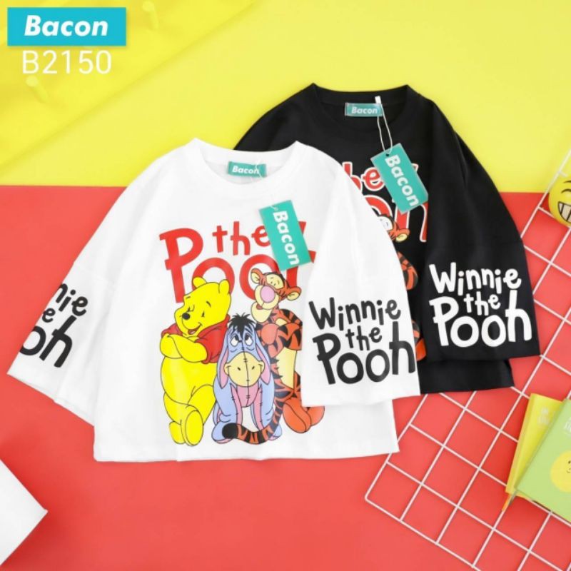 เสื้อครอปลายน้ารักbacon