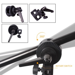 ส่งด่วนๆ✅ Photographic Equipment Head for Softbox Lighting Kit Overhead Boom Arm Top Light Stand With Grip Light Photo S