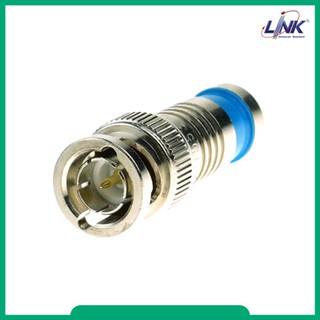 หัว BNC ต่อกล้องวงจรปิด LINK UC-0046 BNC PLUG RG6 แบบอัด สำหรับต่อสาย CCTV