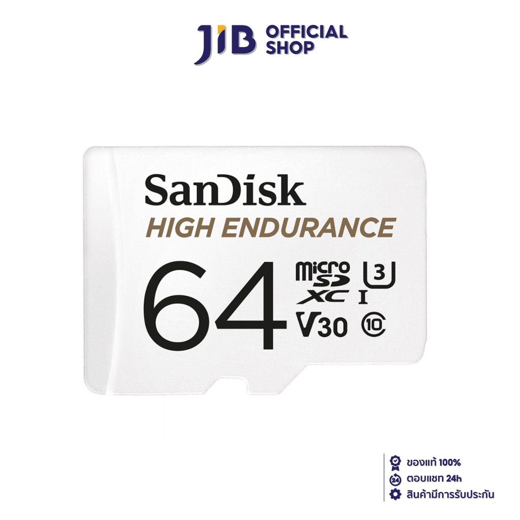 Sandisk High Endurance Sdxc 64 Gb Sdsqqnr 064g Gn6ia Micro Sd Cardไมโครเอสดีการ์ด Shopee 0597