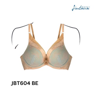 Jintana เสื้อชั้นใน (เสริมโครง) รุ่น Maxi รหัส JBT604 สีเบจ