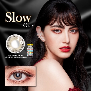 Slow Gray คอนแทคเลนส์สายตา -6.50 ถึง -7.00