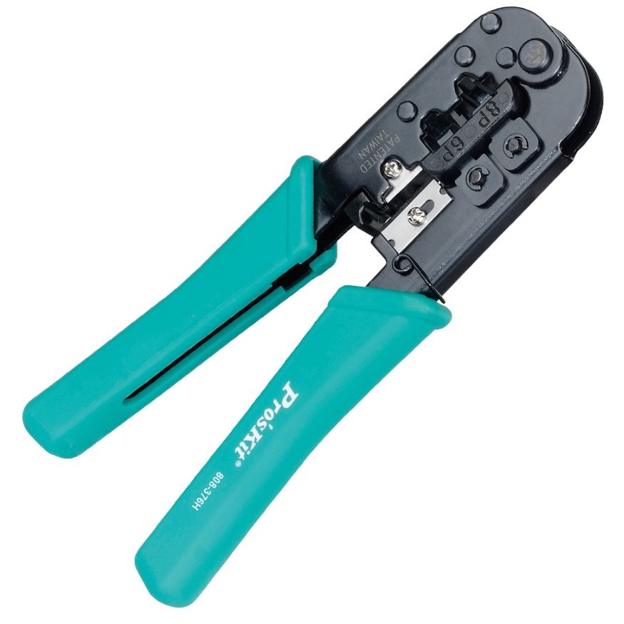 ProsKit 808-376H 6P/8P Multi-function Modular Crimping Tool (OL: 190 มม.)