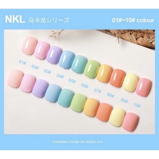 สีเจลพาสเทลเซ็ต AS รุ่น NKL 10 สี สวยละมุน ฮิต 2022 ฟรีชาร์ทเปล่า