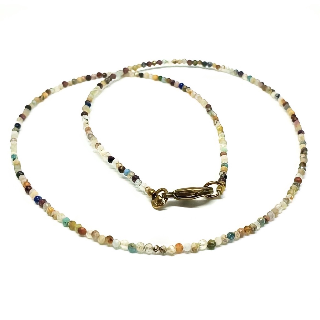 Jewelry By Heart : สร้อยคออัญมณีหลากสี หินแท้ธรรมชาติ มีหลายขนาด น่ารักมาก