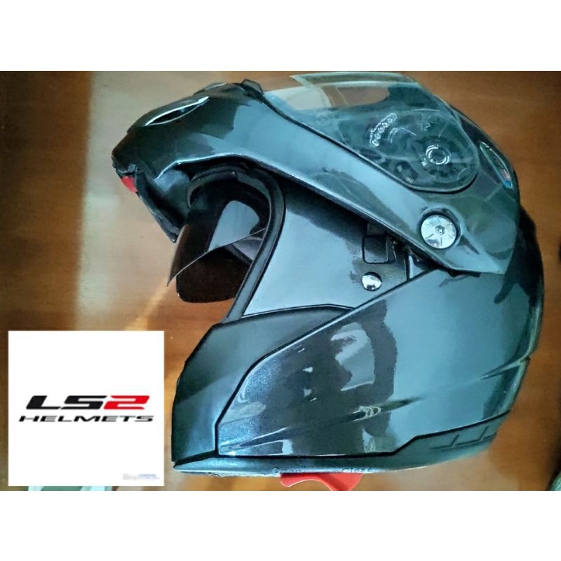 หมวกกันน๊อค LS2 Full Flip-up helmet แท้ 100%                      หมวกเปิดยกคางได้ มีแว่นกันแดดในตัว